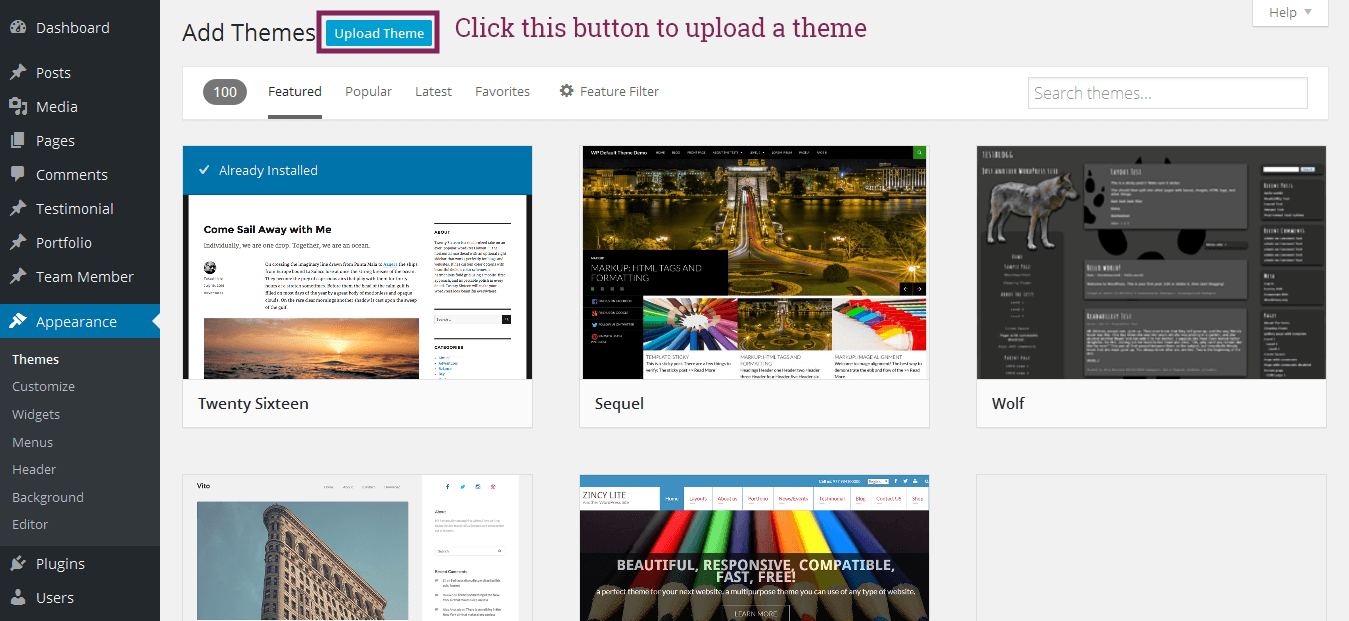 Installation – Docs – Awards Blog Theme